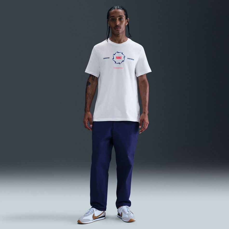 Nike Sportswear Tee Swoosh Erkek Beyaz Tişört