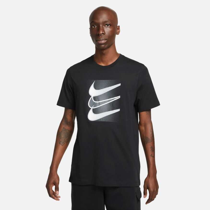 Nike NSW Tee Swoosh Erkek Ti ort DZ5173 010