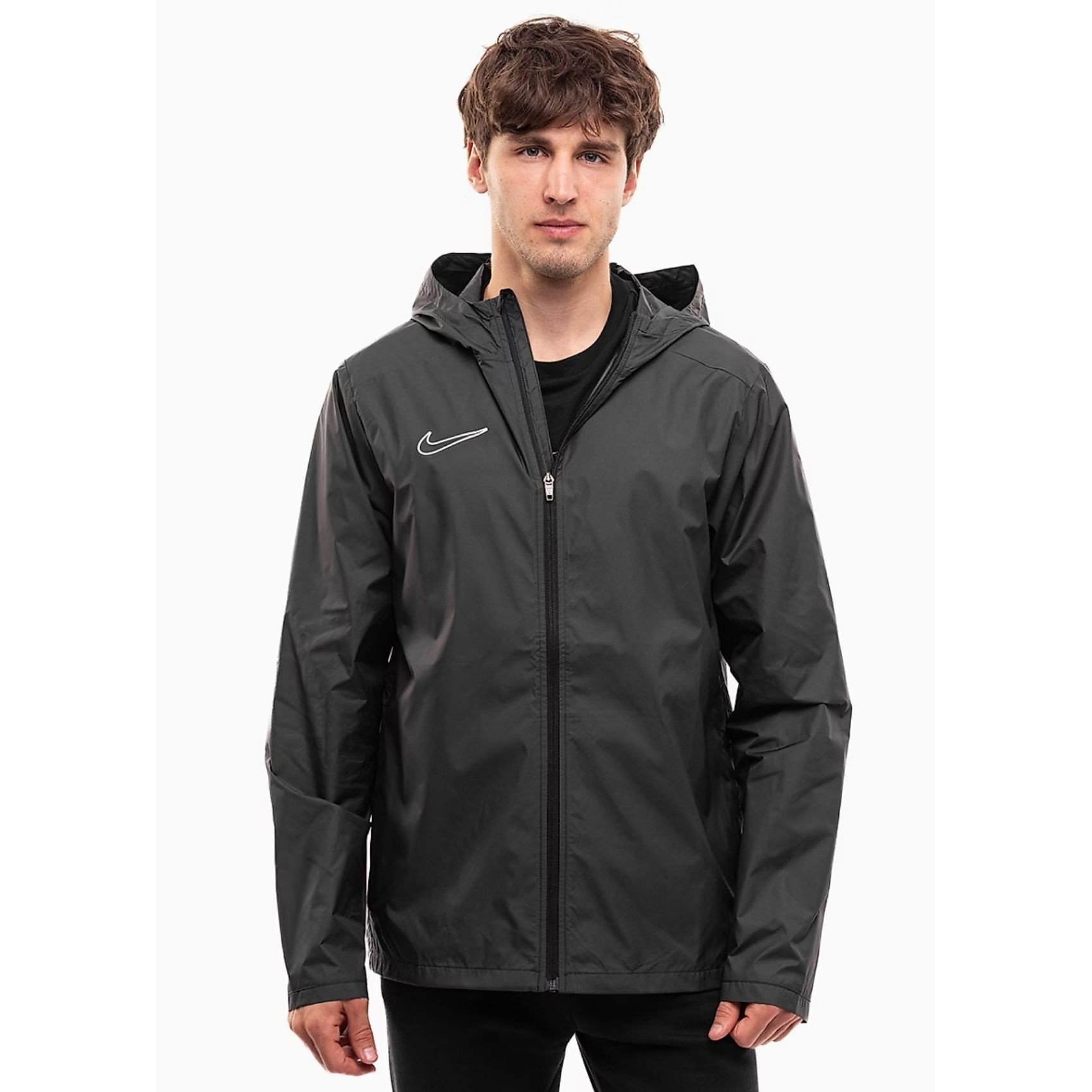 Nike Storm-FIT Academy Rain Jacket Erkek Siyah Yağmurluk FZ9858-010