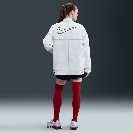 NIKE - Street GX Cargo Jacket Kadın Beyaz Ceket (1)