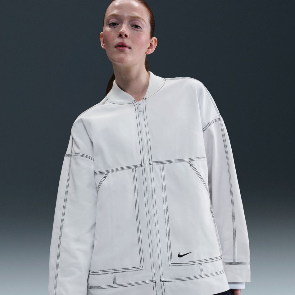 Street GX Cargo Jacket Kadın Beyaz Ceket