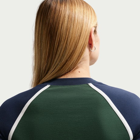 NIKE - Street Ls Body Bold Crew Kısa Kadın Yeşil Sweatshirt (1)