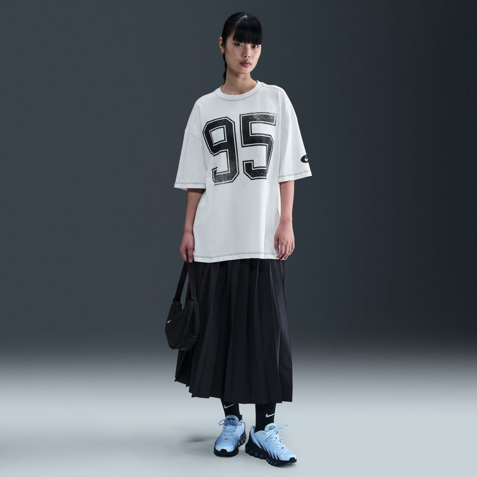 Street SS Oversized Tee Kadın Beyaz Tişört