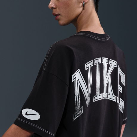 NIKE - Street SS Oversized Tee Kadın Siyah Tişört (1)