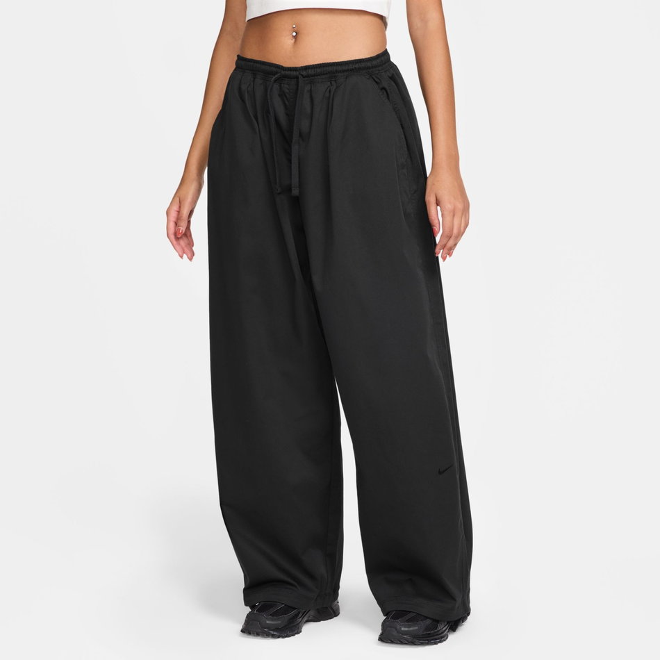 Street Utility Woven Os Pant Kadın Siyah Eşofman Altı
