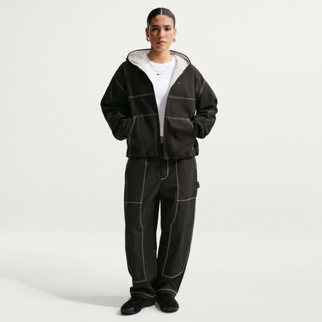 NIKE - Street Workwear Jacket Kadın Siyah Ceket (1)
