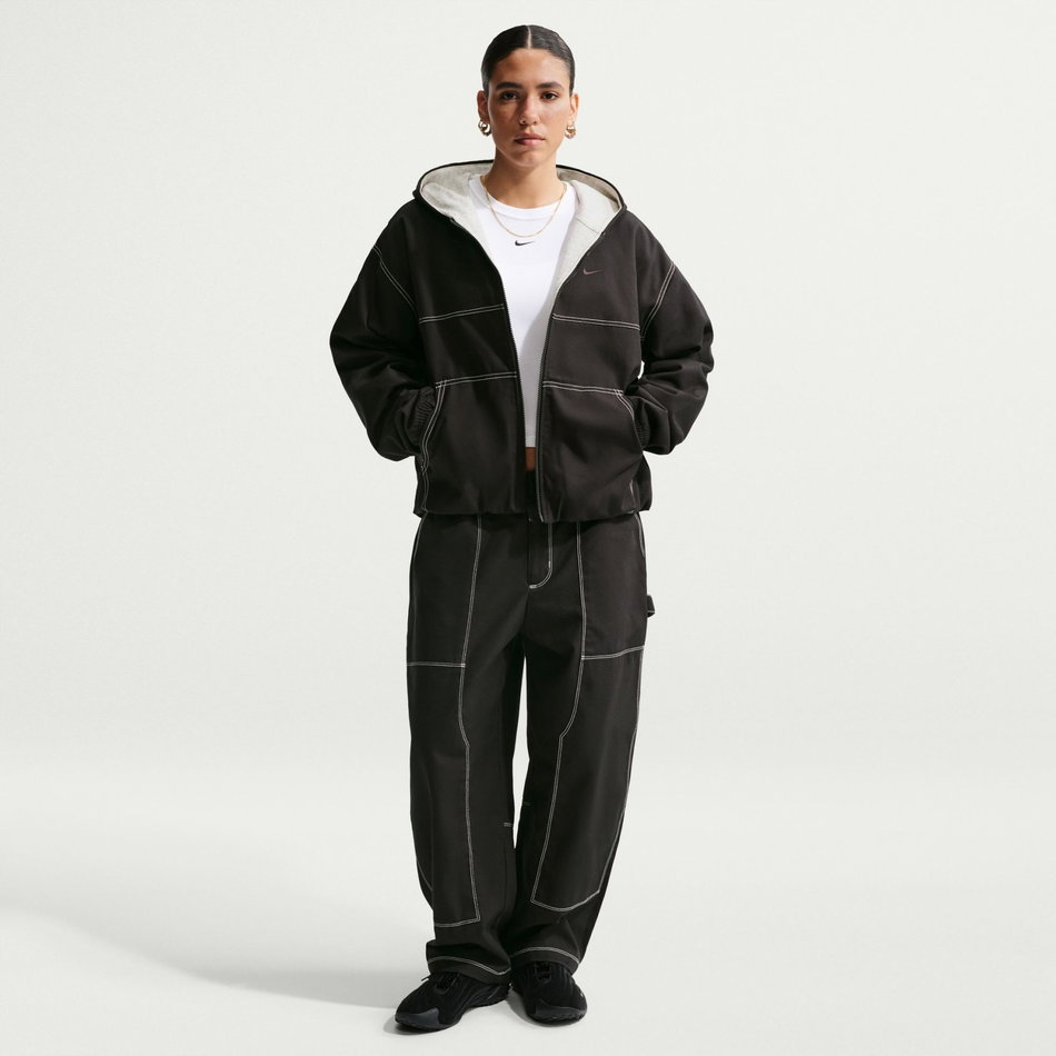 Street Workwear Jacket Kadın Siyah Ceket