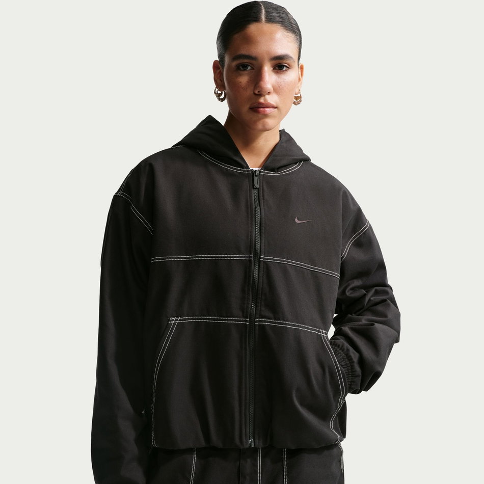 Street Workwear Jacket Kadın Siyah Ceket