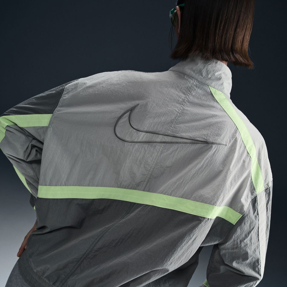 Street Woven Jacket Kadın Gri Ceket