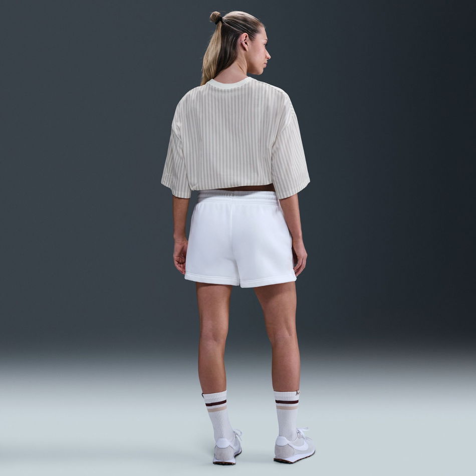 Stripe Poplin Boxy Top Kadın Bej Tişört