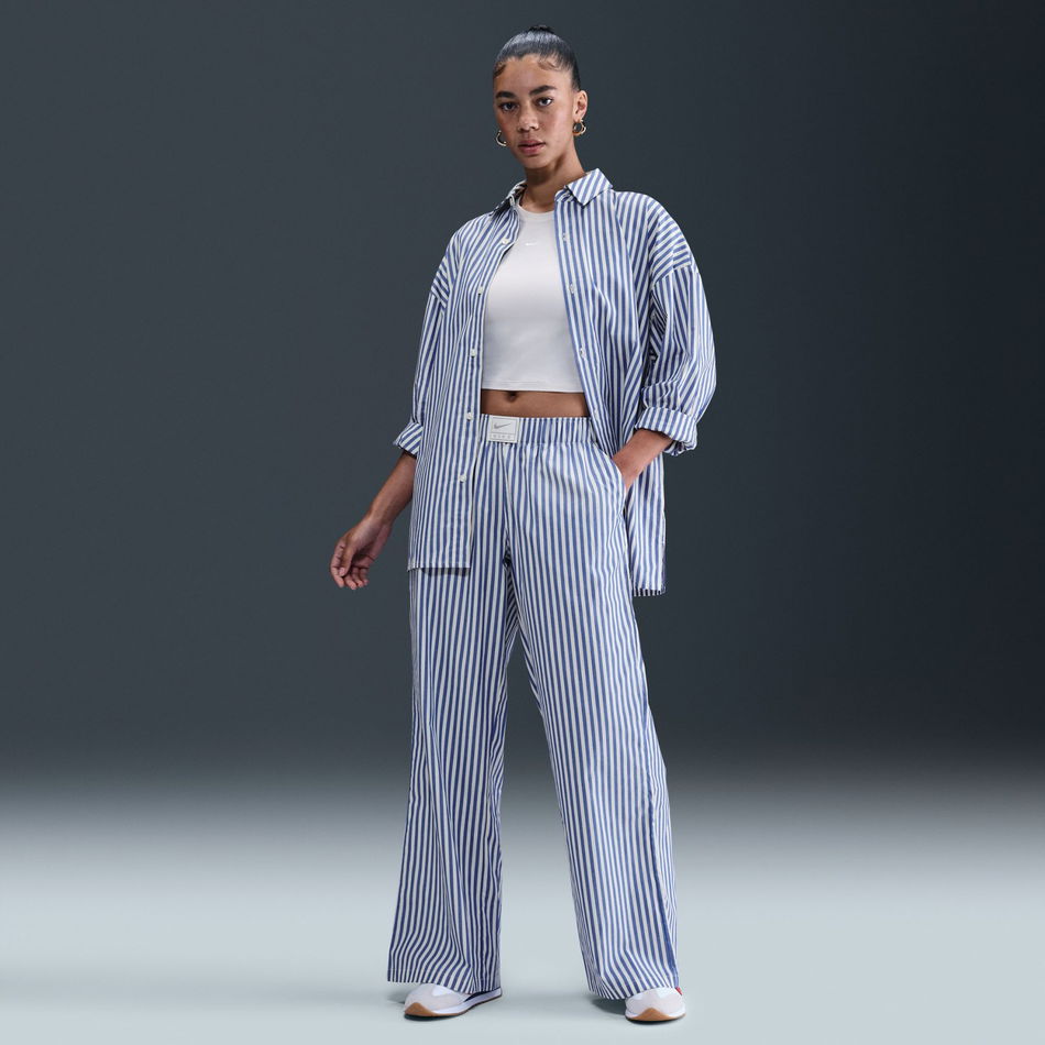 Stripe Poplin Pant Kadın Eşofman Altı