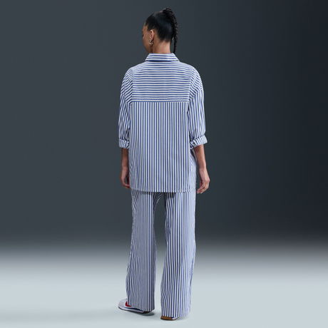 NIKE - Stripe Poplin Pant Kadın Eşofman Altı (1)