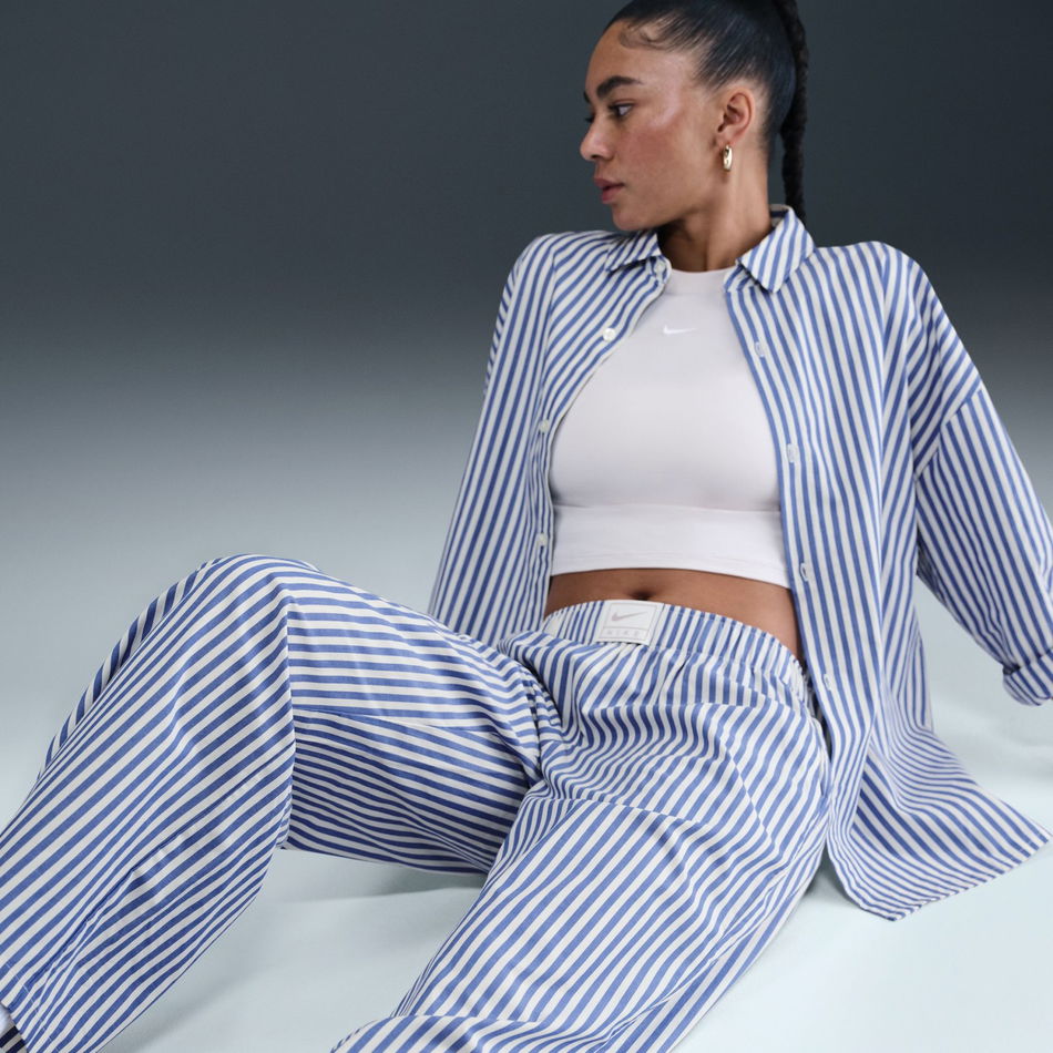 Stripe Poplin Pant Kadın Eşofman Altı