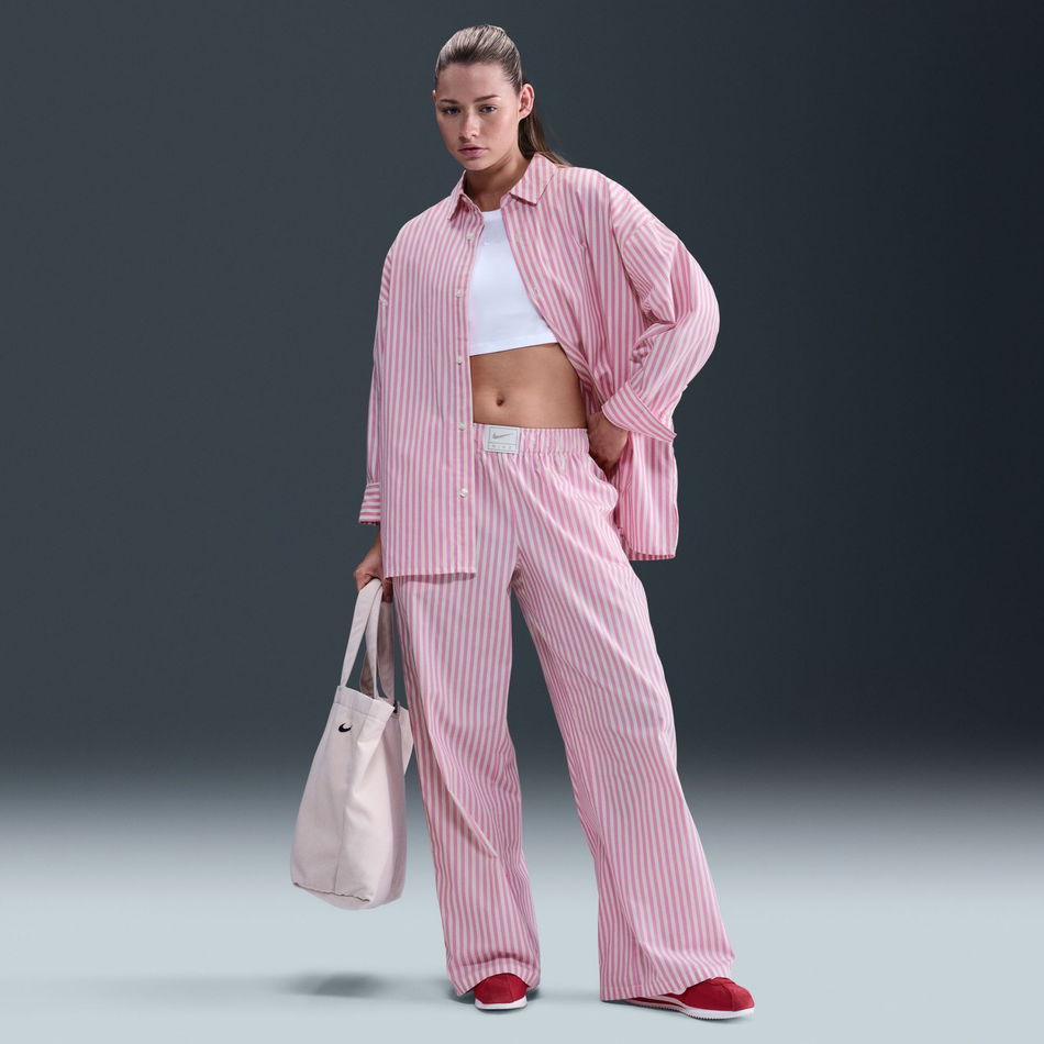 Stripe Poplin Pant Kadın Eşofman Altı