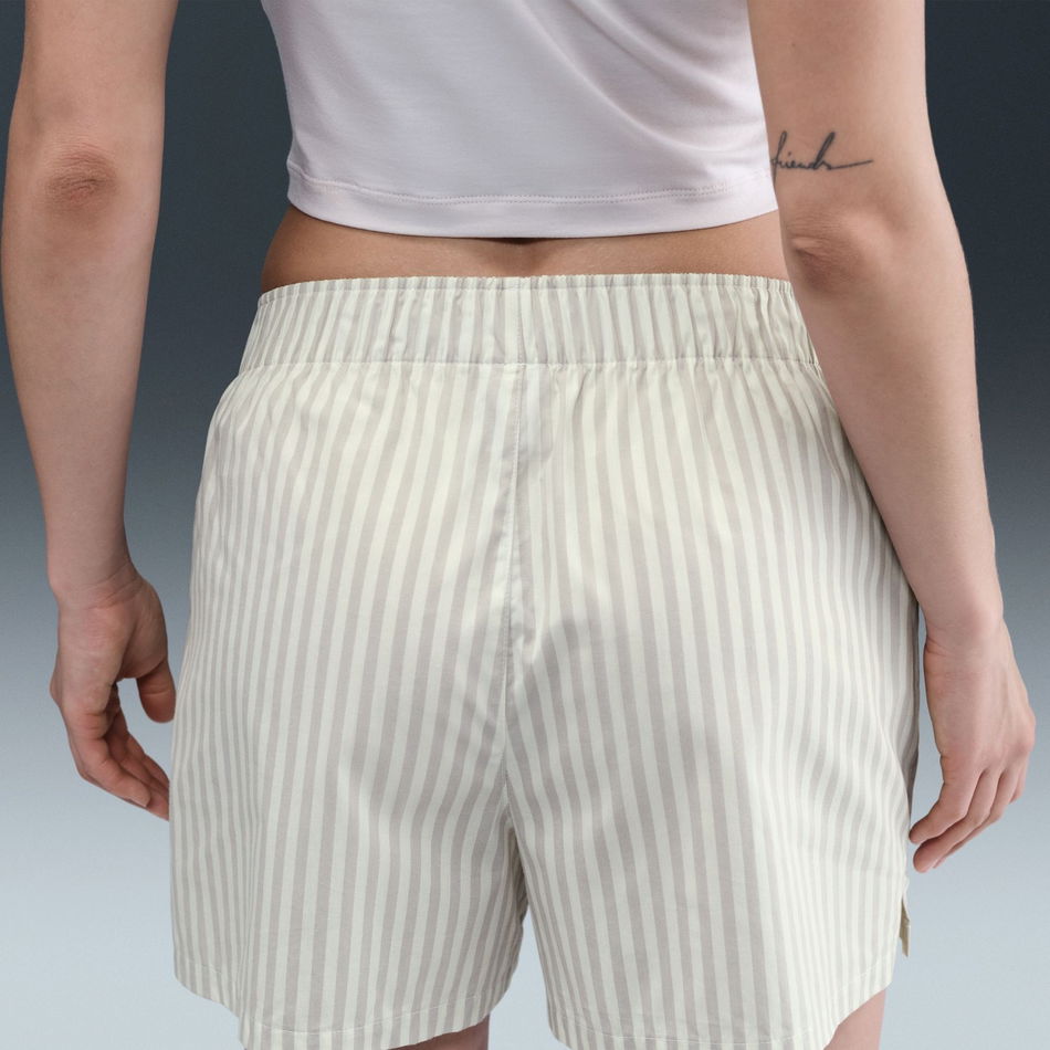 Stripe Poplin Short Kadın Şort