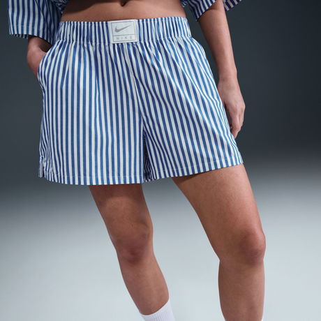NIKE - Stripe Poplin Short Kadın Şort