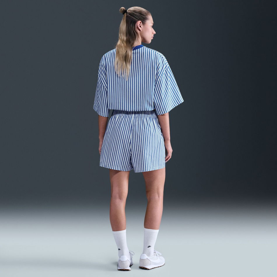 Stripe Poplin Short Kadın Şort
