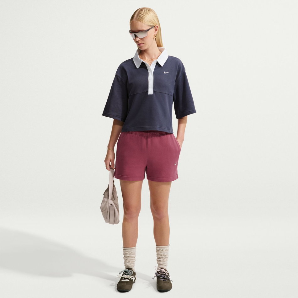 Studio Fleece Lw Mr Std Short Kadın Bordo Şort
