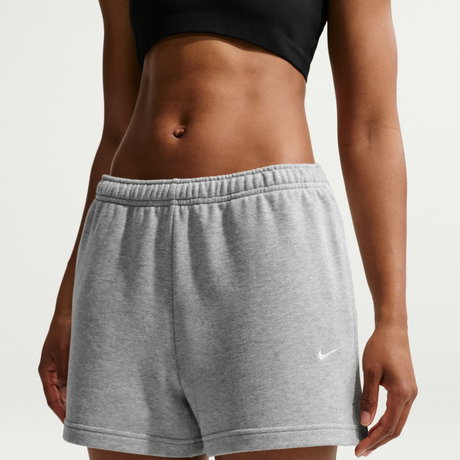 NIKE - Studio Fleece Lw Mr Std Short Kadın Gri Şort (1)