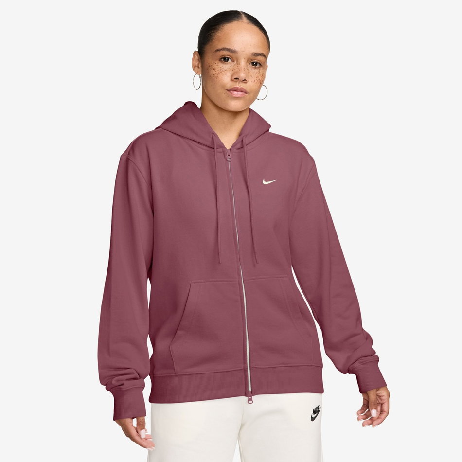 Studio Fleece Lw Std Fz Hoodie Kadın Pembe Sweatshirt