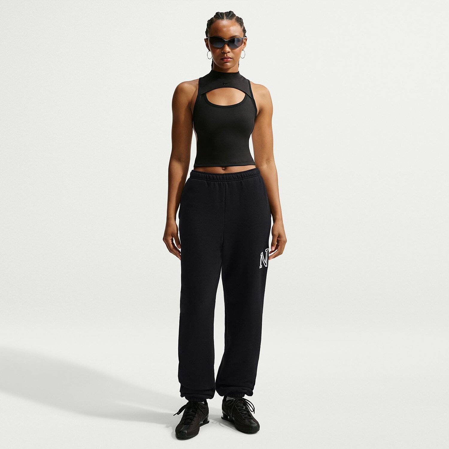 Женские спортивные штаны Nike Studio Fleece Medium Weight "Graphic Pack" Oversized Pant