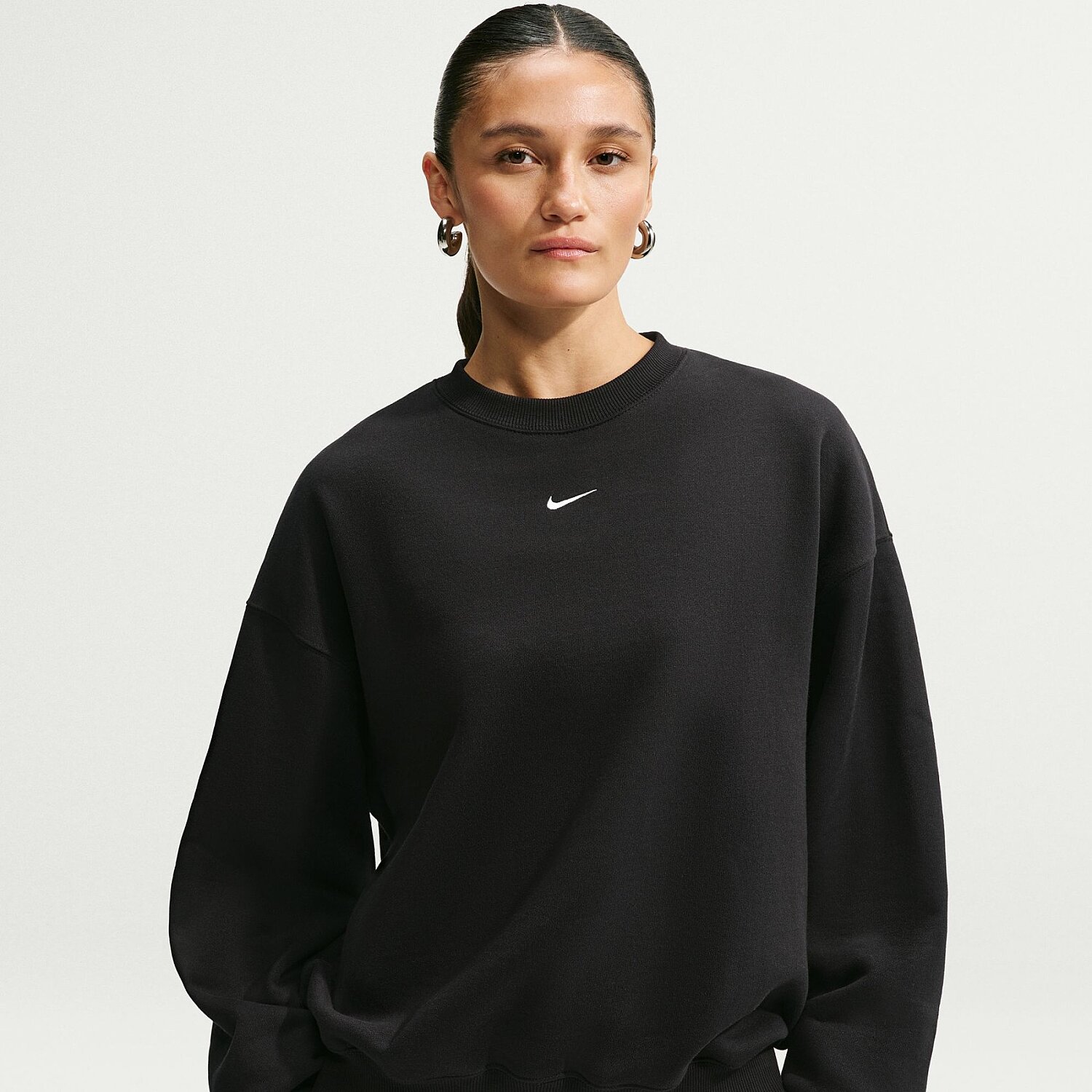 Женский свитшот Nike Studio Fleece Medium Weight Oversized Crew
