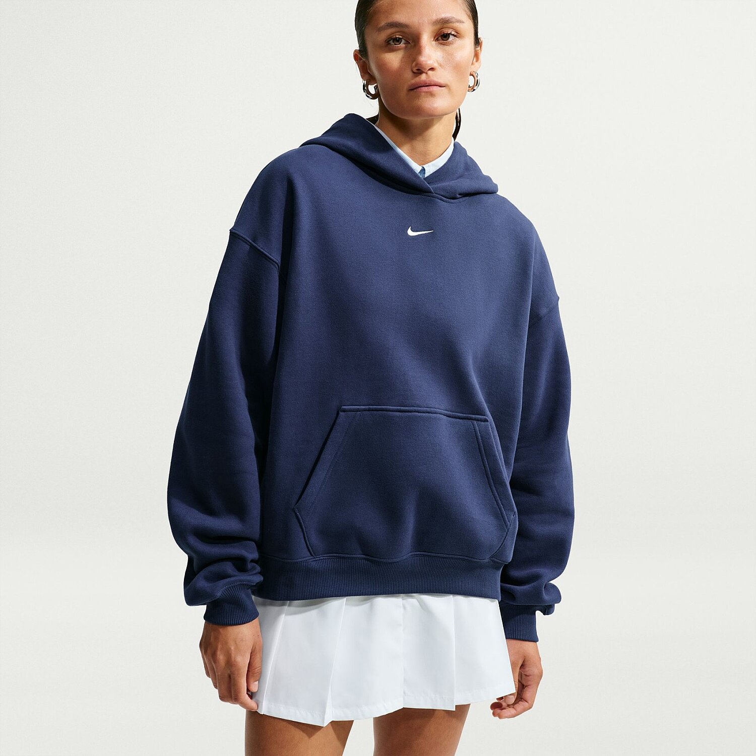 Женский свитшот Nike Studio Fleece Medium Weight Oversized Po Hoodie