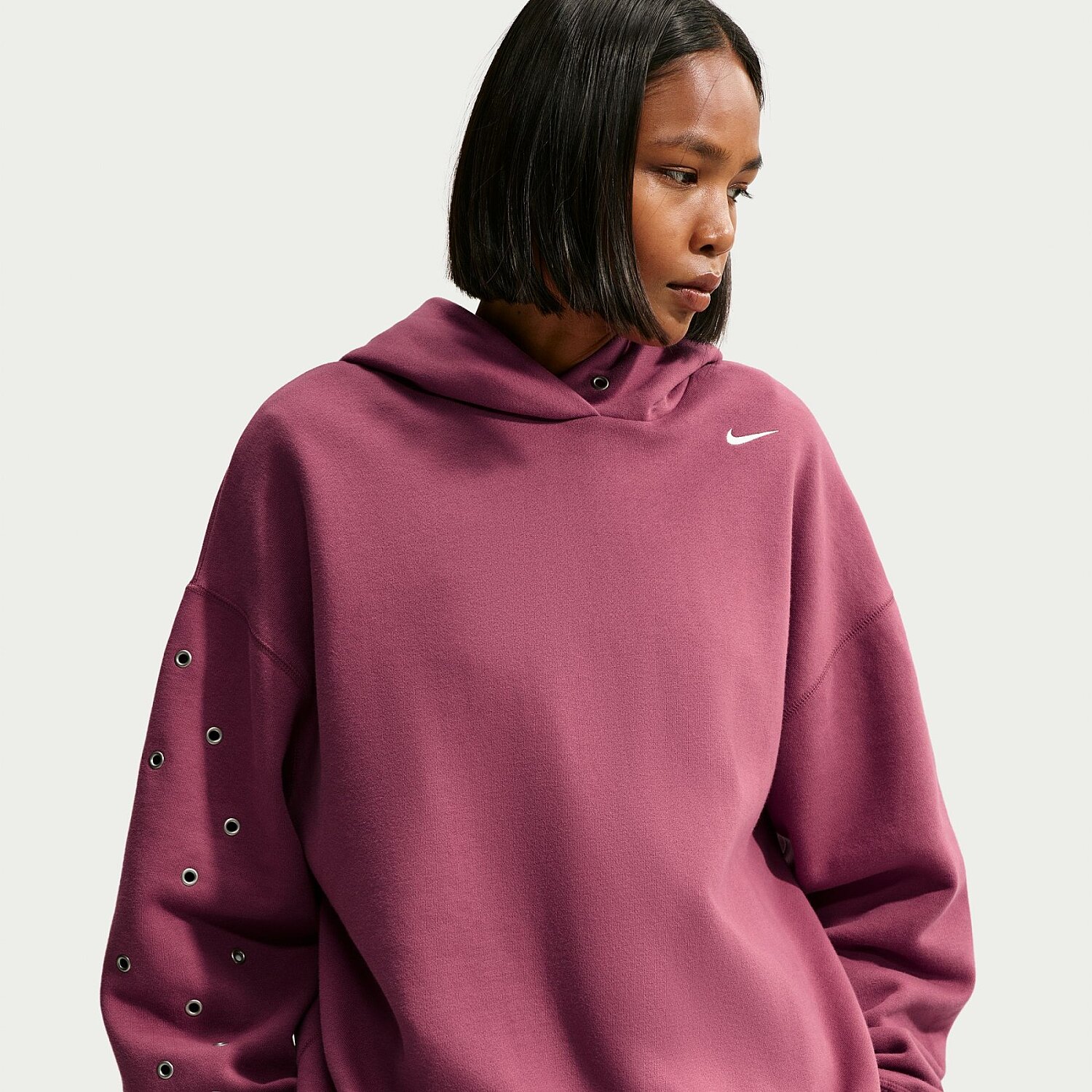 Женский свитшот Nike Studio Fleece Medium Weight Oversized Po Hoodie