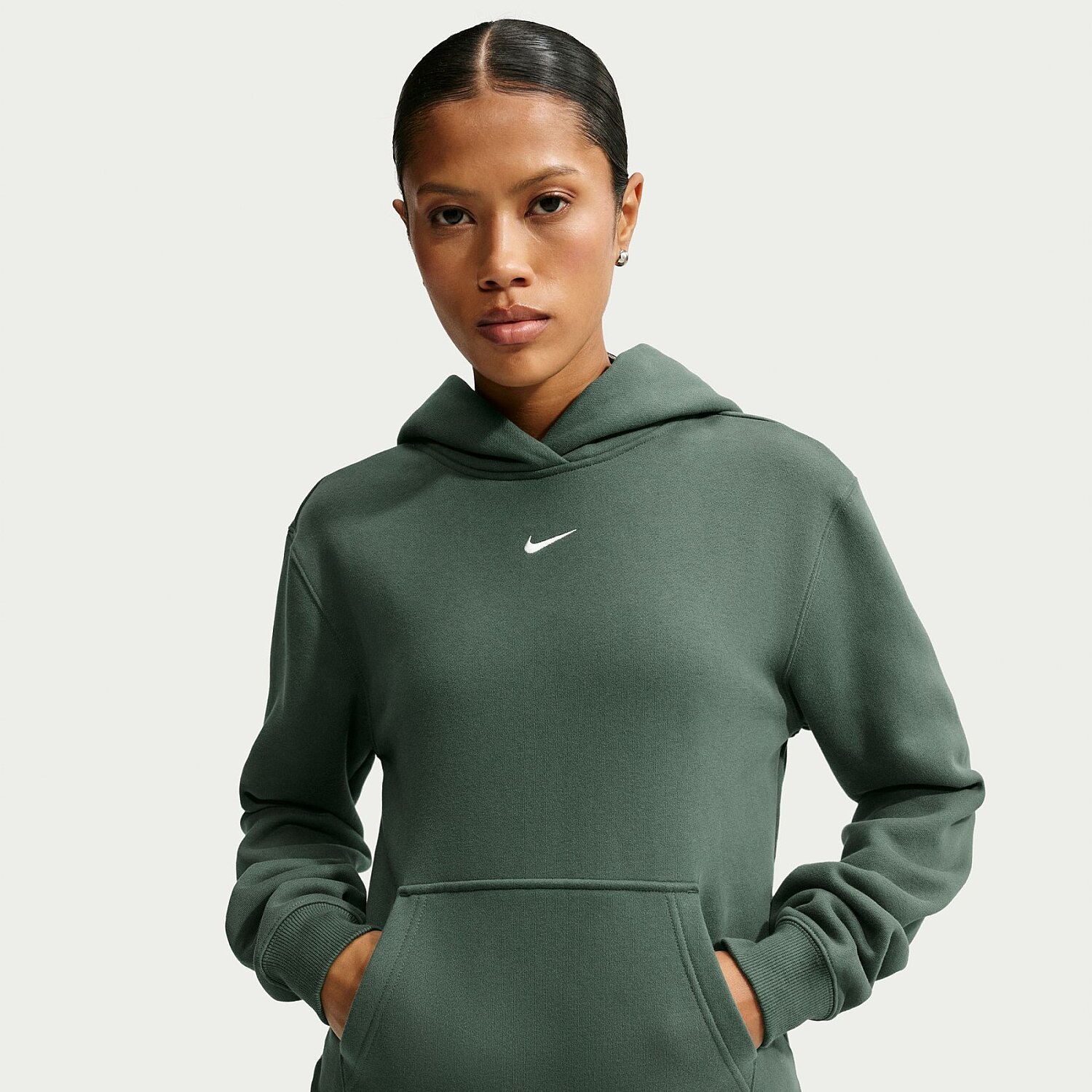 Женский свитшот Nike Studio Fleece Medium Weight Standard Pullover Hoodie