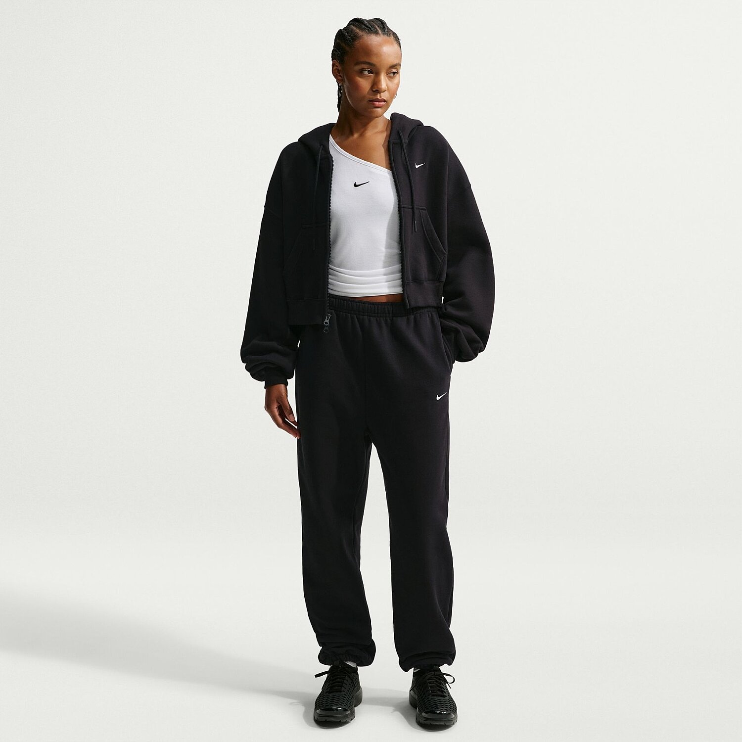 Женские спортивные штаны Nike Studio Fleece Mw Hr Os Cf Pant
