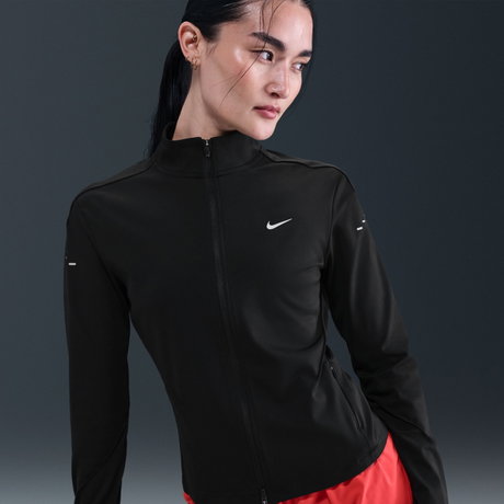 NIKE - Swift Dri-FIT FZ Midlayer Kadın Siyah Sweatshirt