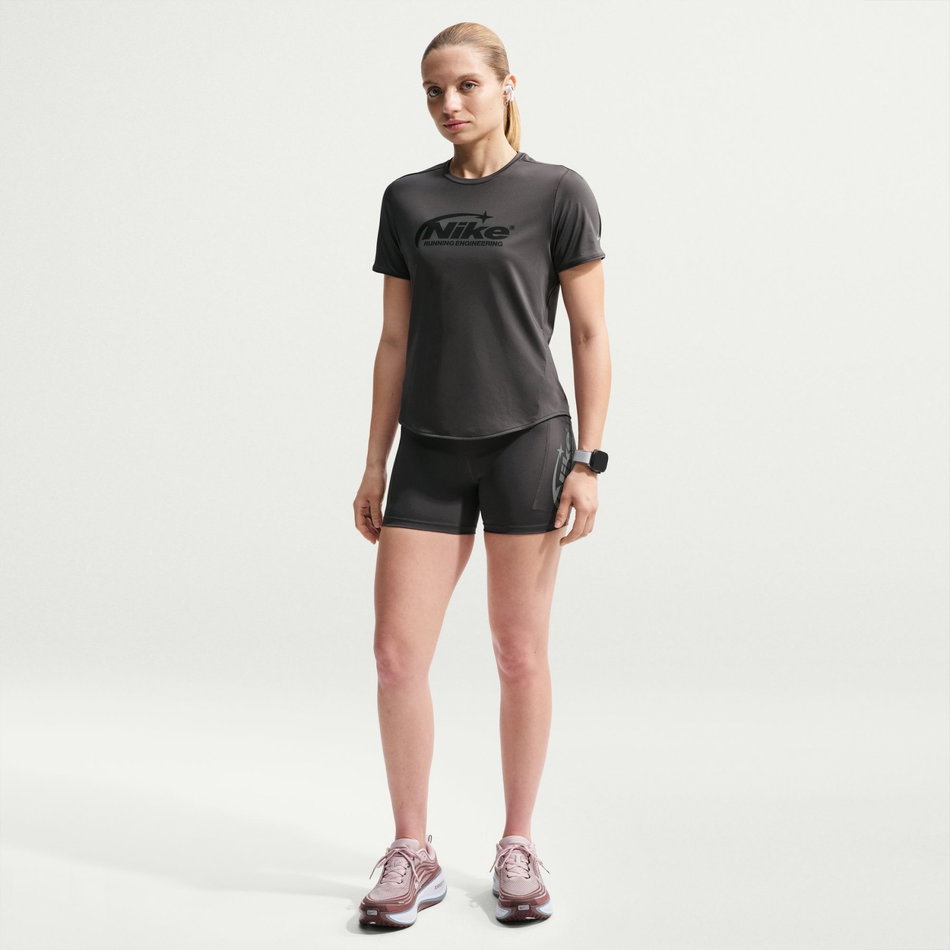 Swift Dri-FIT Top Ss Disrupt Kadın Kahverengi Tişört