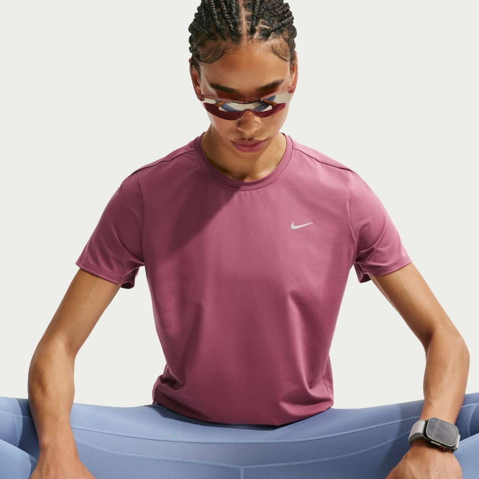 Swift Dri-FIT Top Ss Kadın Pembe Tişört