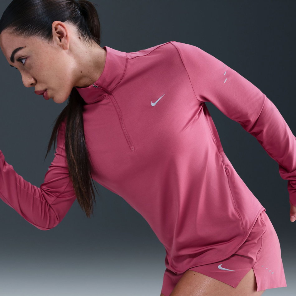 Swift Dri-FIT UV HZ Top Kadın Pembe Sweatshirt
