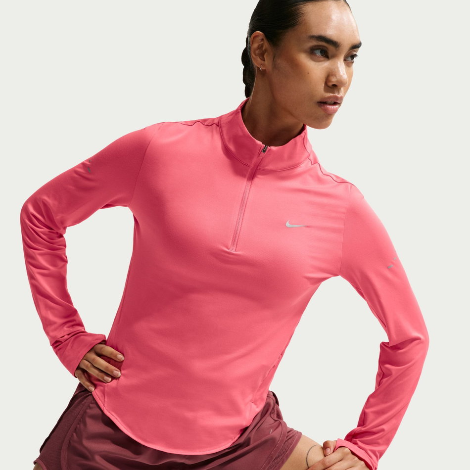 Swift Dri-FIT UV Hz Top Kadın Pembe Sweatshirt
