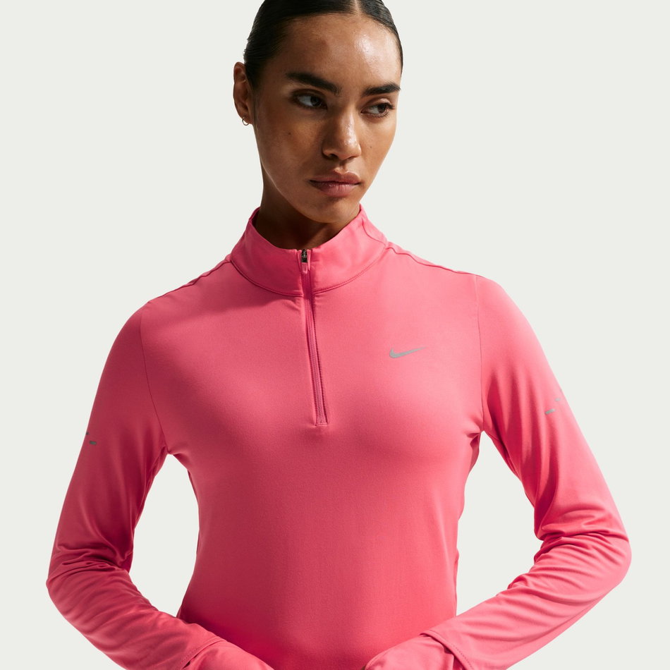 Swift Dri-FIT UV Hz Top Kadın Pembe Sweatshirt