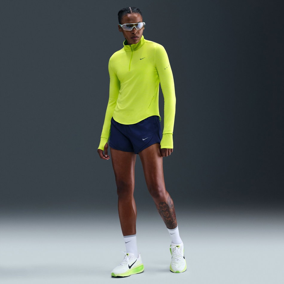 Swift Dri-FIT UV HZ Top Kadın Sarı Sweatshirt