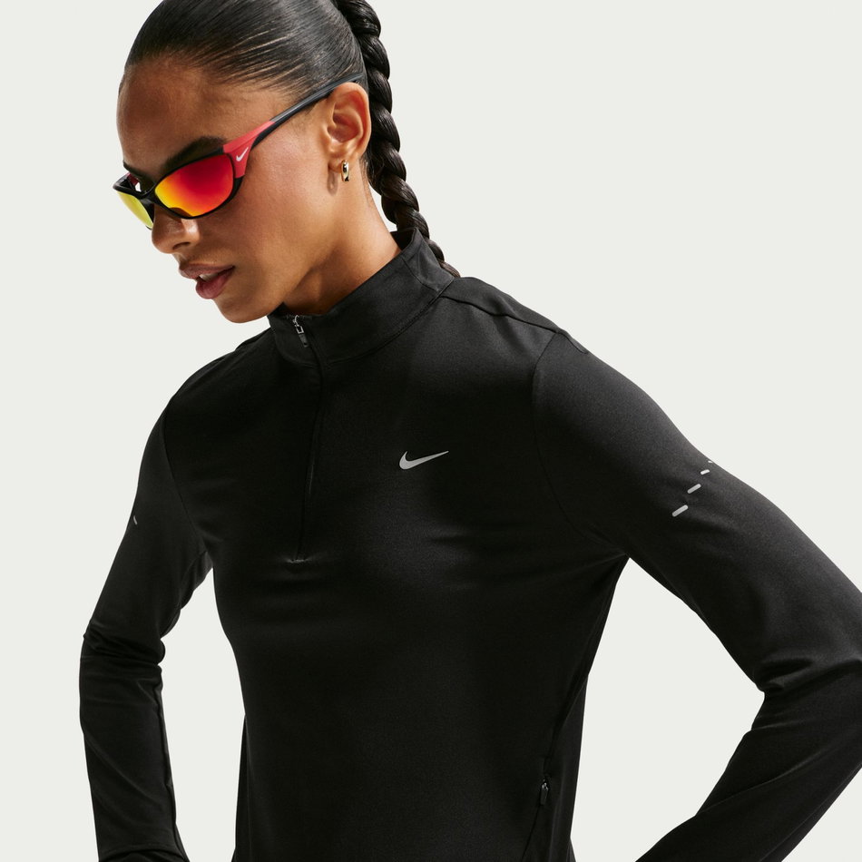 Swift Dri-FIT UV HZ Top Kadın Siyah Sweatshirt