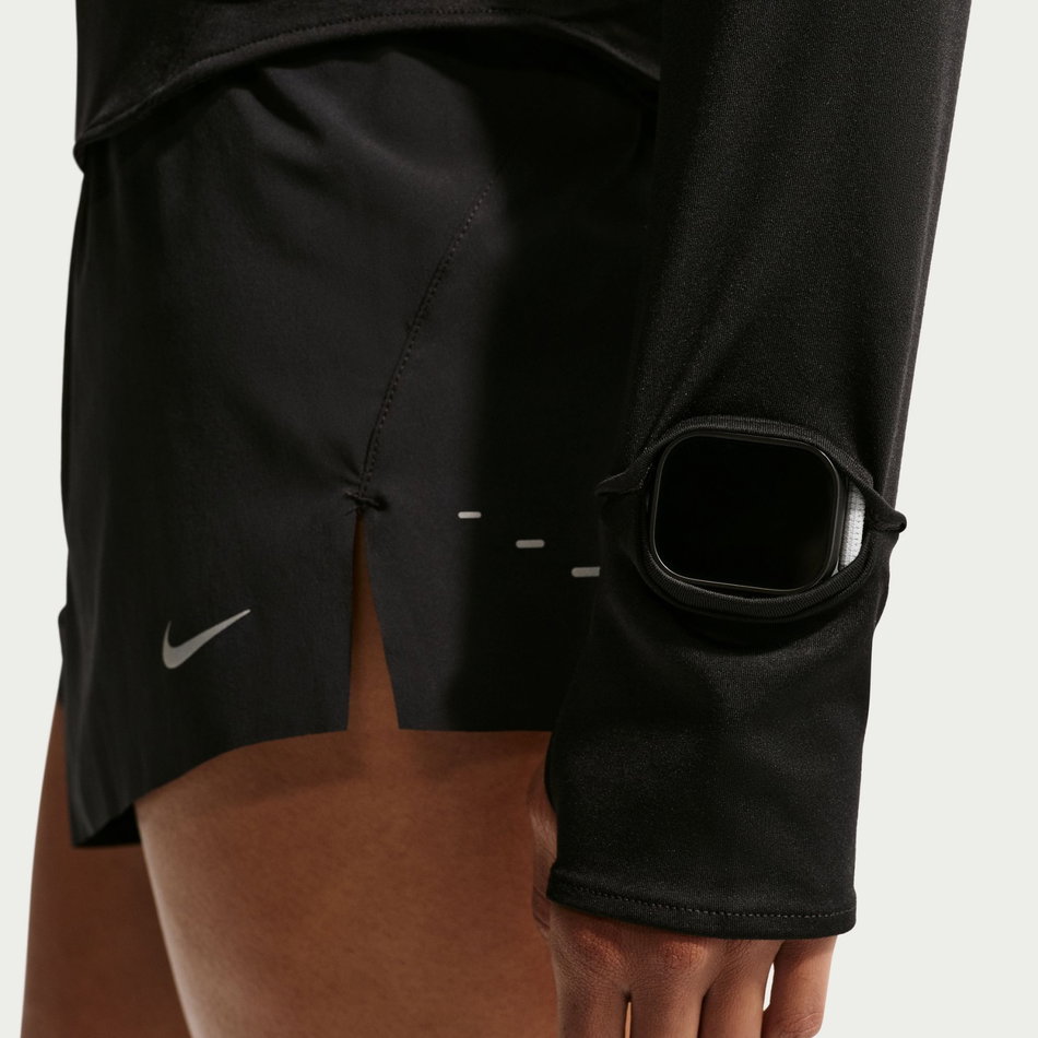 Swift Dri-FIT UV HZ Top Kadın Siyah Sweatshirt