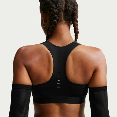 NIKE - Swift Hs Bra Hafif Astarlı Kadın Siyah Sporcu Sütyeni (1)