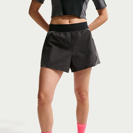 NIKE - Swift Repel Hr Short Nv Kadın Siyah Şort (1)