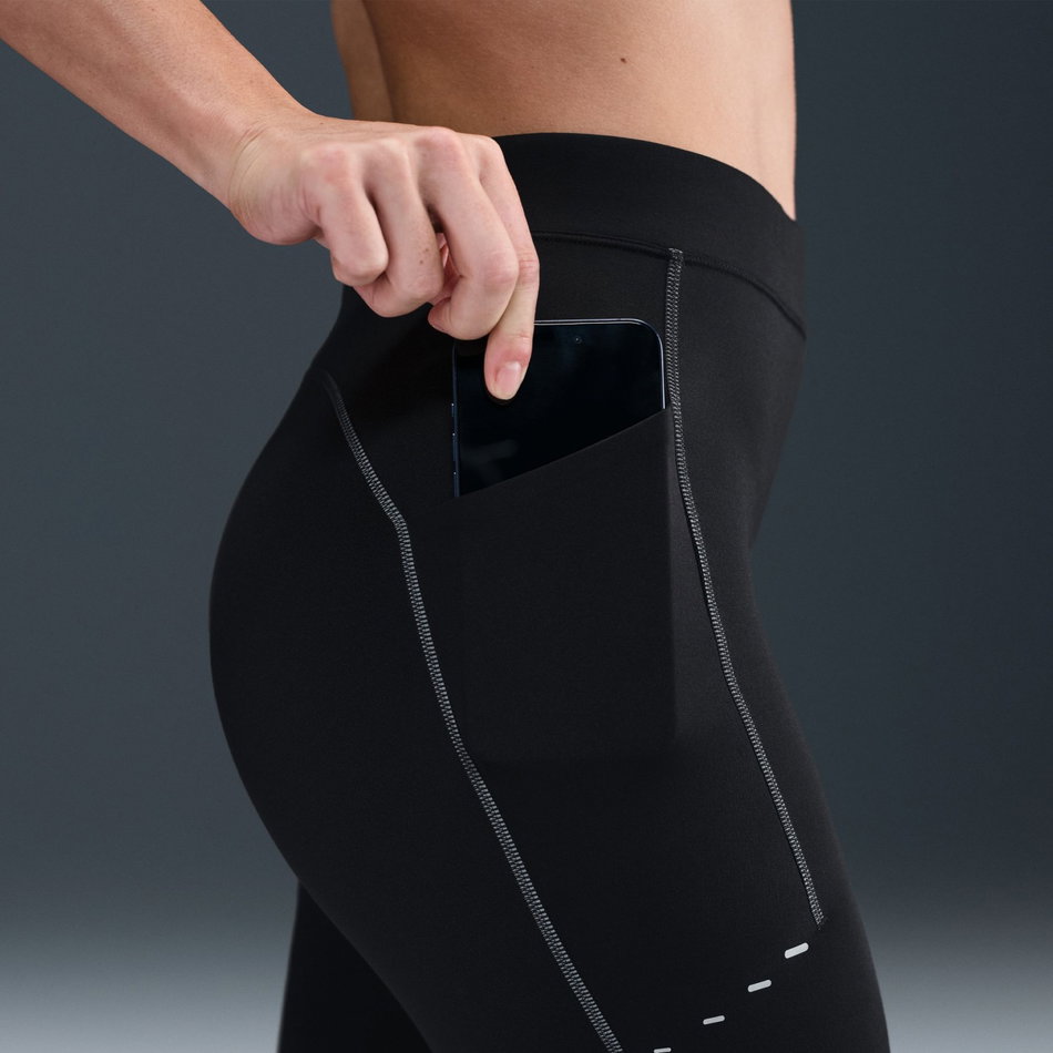 Swift Therma-FIT ADV HR Reflect 7/8 Tight Kadın Siyah Tayt