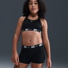 NIKE - Nike Swim Logo Tape Racerback Bikini & Short Set Çocuk Siyah Bikini Takımı (1)