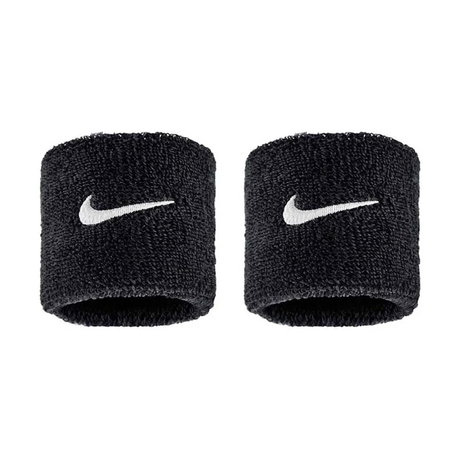 NIKE - Swoosh Classic Wristbands 2 Pack Os Siyah Bileklik