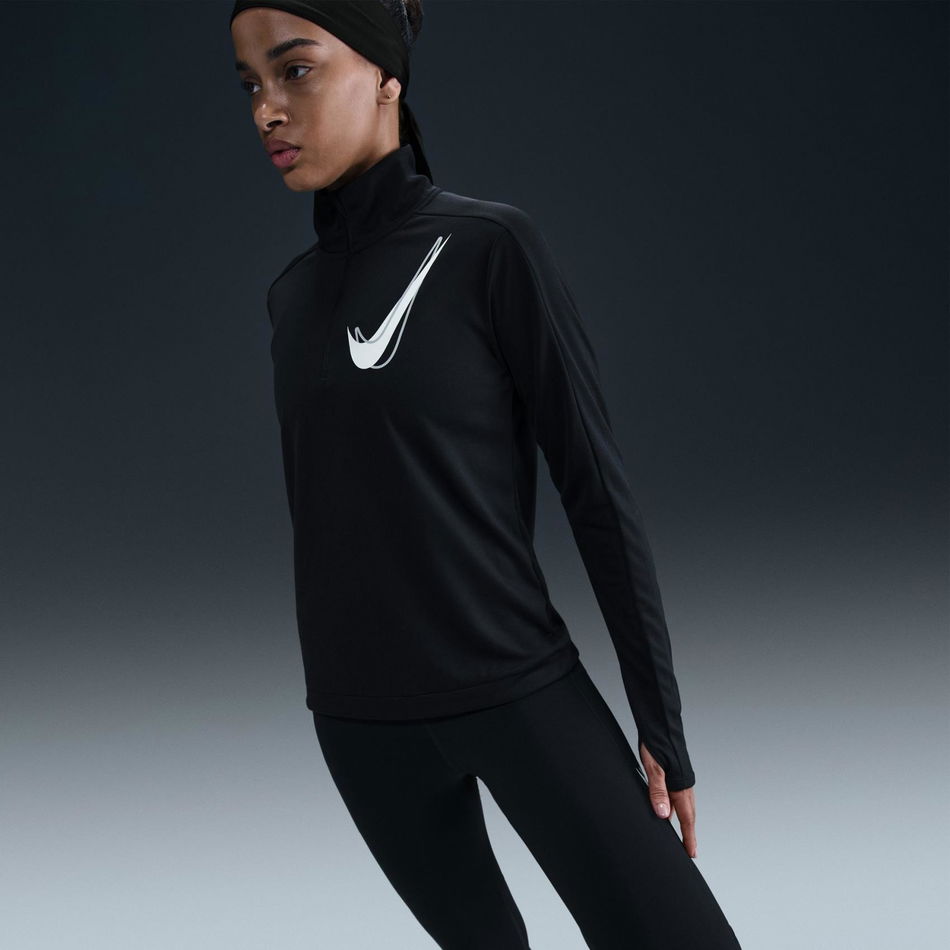 Swoosh HZ Mid Kadın Siyah Sweatshirt