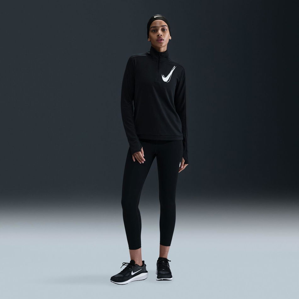 Swoosh HZ Mid Kadın Siyah Sweatshirt