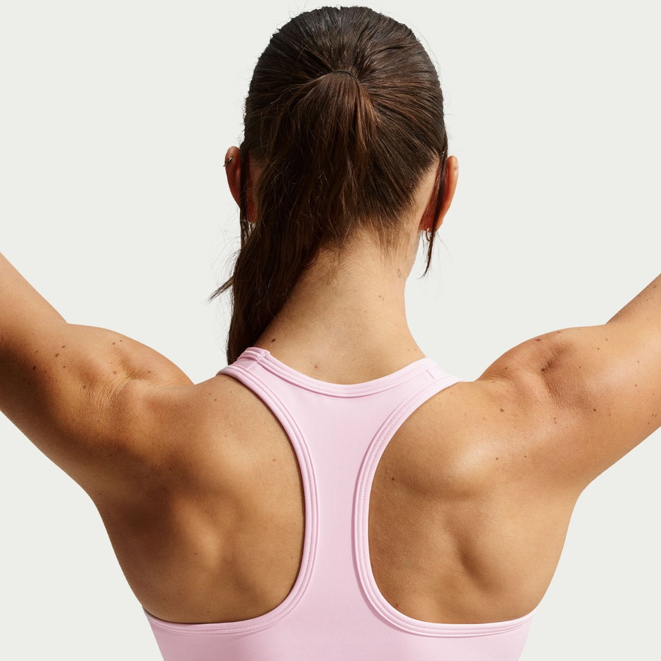 Swoosh Med Spt Bra Pedli Kadın Pembe Sporcu Sütyeni