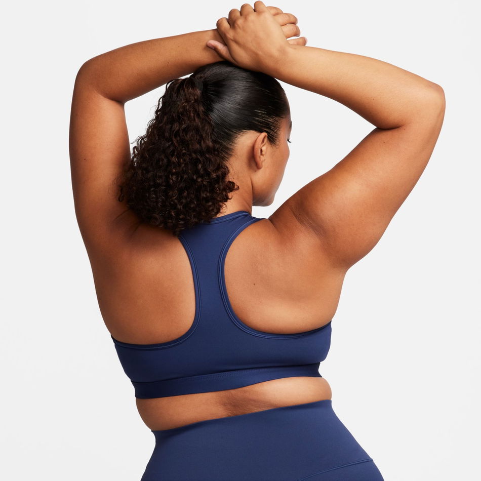 Swoosh Medium Support Bra Kadın Mavi Sporcu Sütyeni