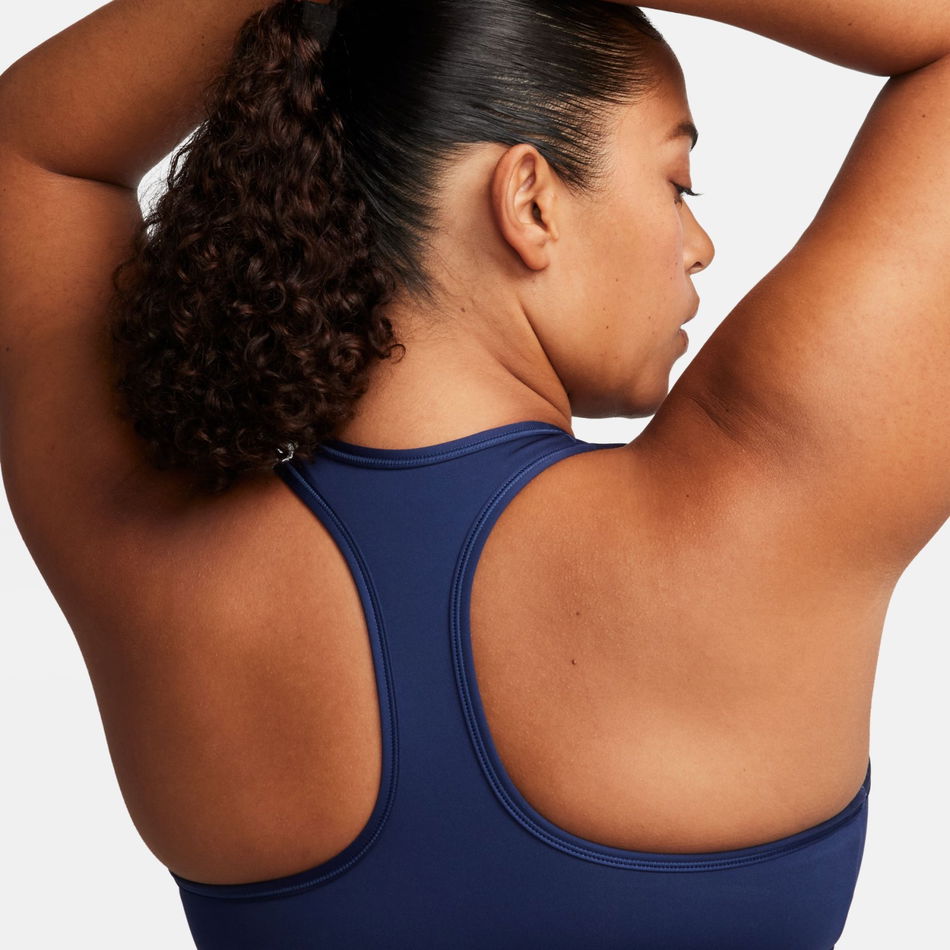 Swoosh Medium Support Bra Kadın Mavi Sporcu Sütyeni