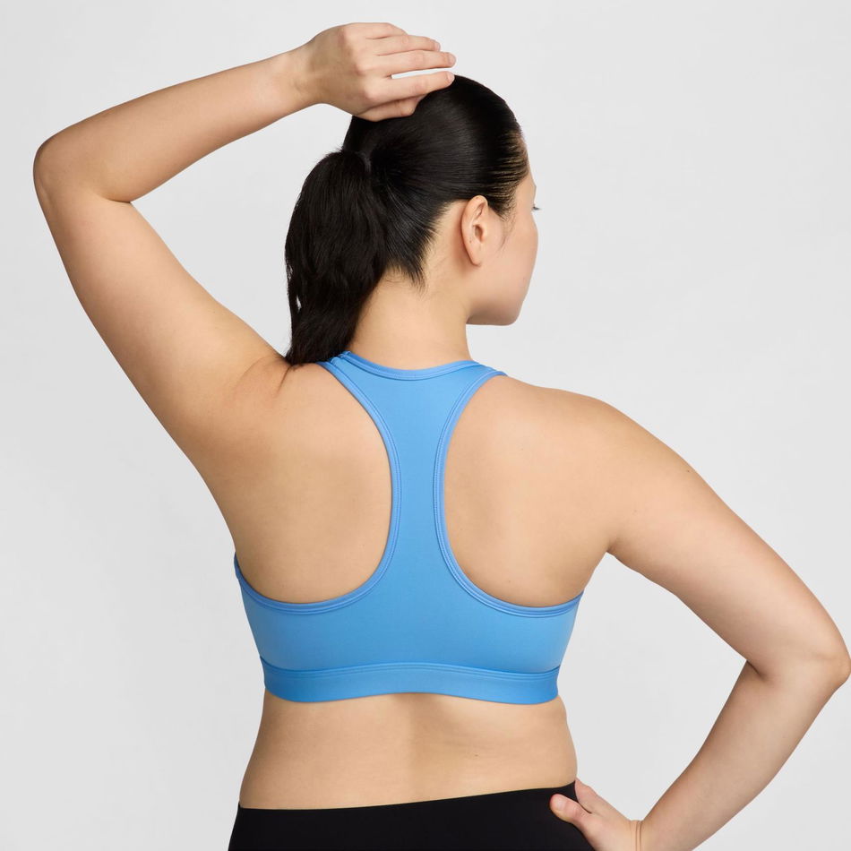 Swoosh Medium Support Bra Kadın Mavi Sporcu Sütyeni